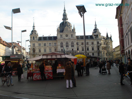 Das Rathaus von Graz